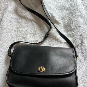 Black Coach shoulder bag